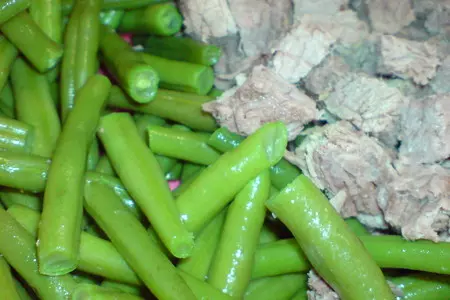 Салат из отварной говядины с овощами: шаг 2