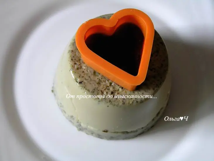 Мятное бланманже с вишневым конфитюром darbo: шаг 4