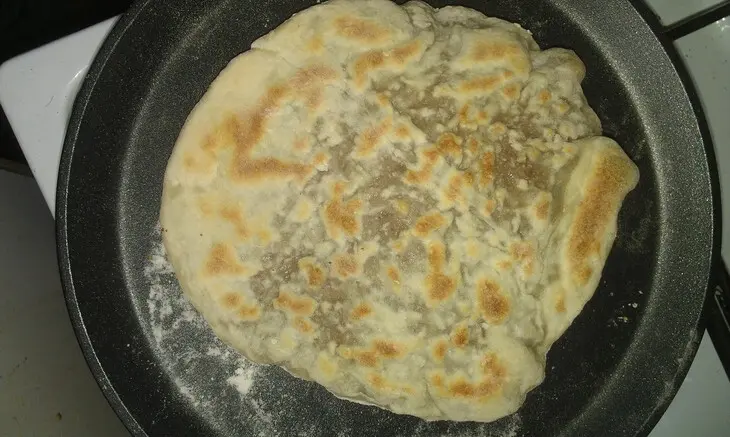 Лепёшки с мясом (хычин): шаг 9