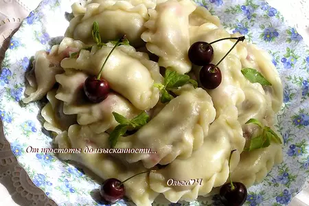 Вареники с вишней: шаг 8