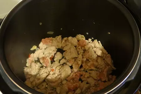 Подлива горчичная с фаршем и овощами (тест-драйв vitek): шаг 2