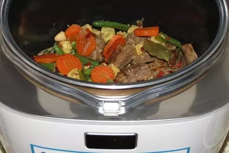 Тушеная говядина с кукурузой и фасолью (тест-драйв): шаг 8
