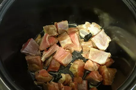 Капуста, тушеная с индейкой и рисом (тест-драйв vitek): шаг 1