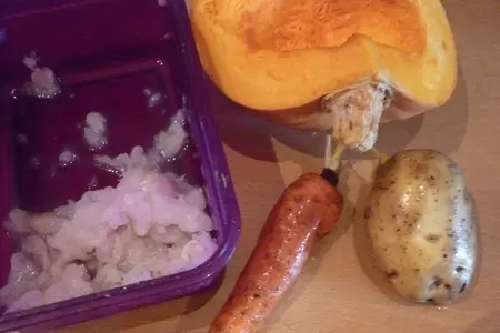 "овощное пюре и рыба, фруктовый творог и компот для вашего малыша".: шаг 1