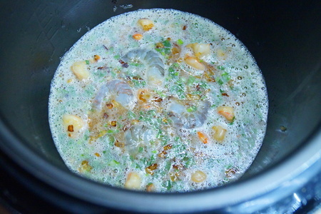 Азиатский луковый омлет с креветками. тест-драйв.: шаг 4