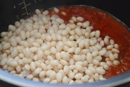Фасоль со шпинатом и помидорами. тест-драйв.: шаг 5