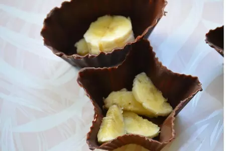 Десерт со сливками ,бананом и конфитюром: шаг 6
