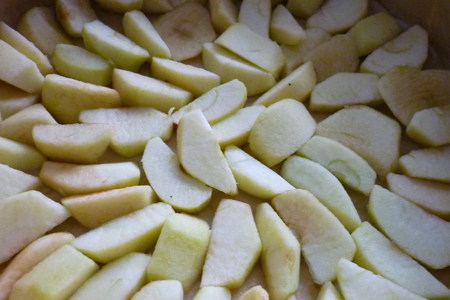 Яблочный пирог под нежнейшим покрывалом: шаг 3