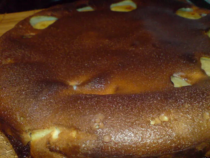 Пирог с грушами и маком под сметанной заливкой: шаг 7