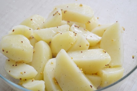 Картофель запеченный с чесноком и горчицей. тест-драйв.: шаг 3