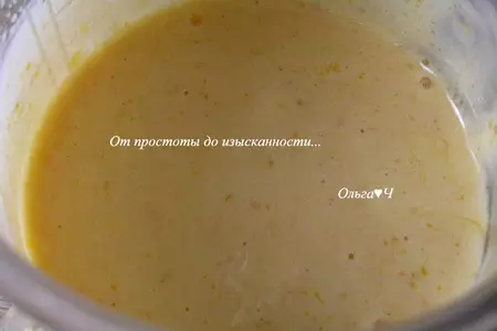 Пирожное-суфле с хурмой и абрикосовым конфитюром darbo “оранжевые облака": шаг 3