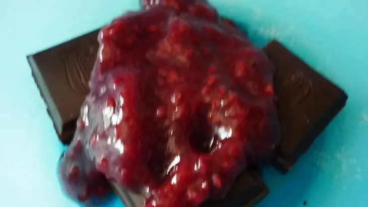 Шоколадные кексы  с конфитюром без яиц и масла!(заходите,угощайтесь!): шаг 5