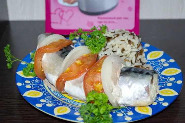 Скумбрия на пару в мультиварке: шаг 7