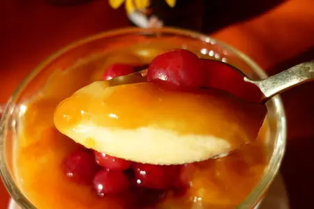 Крем-десерт с конфитюром darbo (и пшенка может быть королевой:): шаг 3