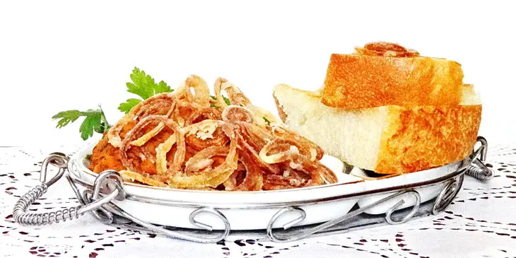 Цимес из фасоли с хрустящими тостами: шаг 6