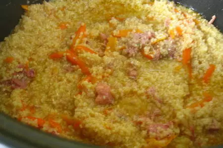 Пшеничная каша с тушеной свининой: шаг 7