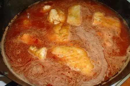 Курица в кисло-сладком соусе: шаг 6