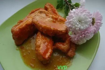 Курица в кисло-сладком соусе: шаг 7