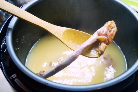 Гороховый суп с копчёными рёбрами. тест-драйв.: шаг 6