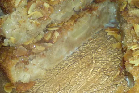 Датский яблочный пирог  с корицей и сметаной//шарлотка по-датски: шаг 8