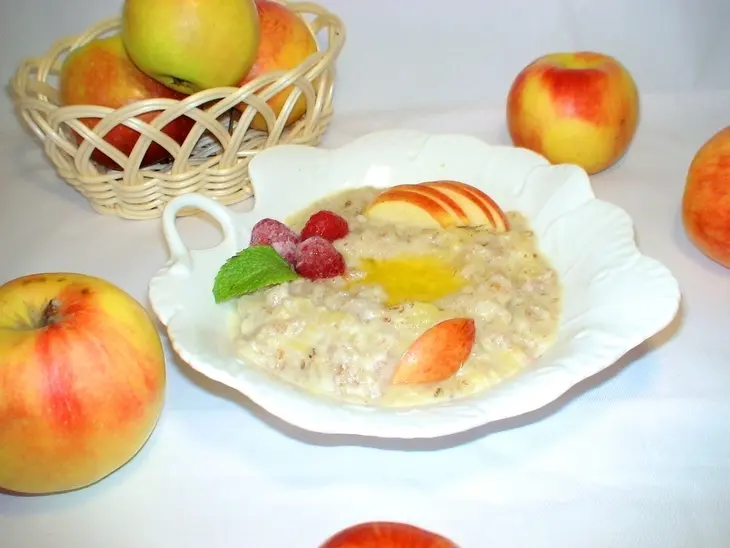 Каша молочная из пяти злаков с яблоками (тест-драйв): шаг 5