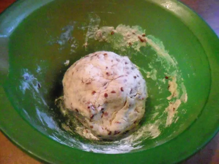 Крекер с семенами льна: шаг 2