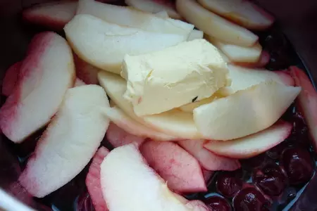 Кокосовый кекс с яблоком и вишней (заходите на чашечку кофе-чая): шаг 1