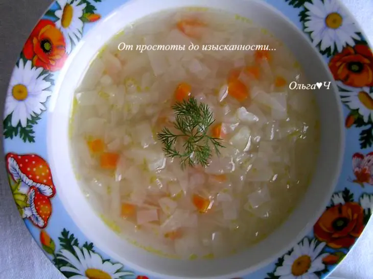 Щи с яблоками, зразы и овощи на пару, вишневый морс - идеальный обед для малыша за 60 мин: шаг 7