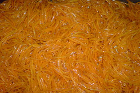 Мясо индейки под корейской морковкой: шаг 5