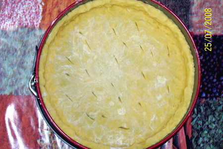 Песочный пирог с кокосовой стружкой и джемом: шаг 2