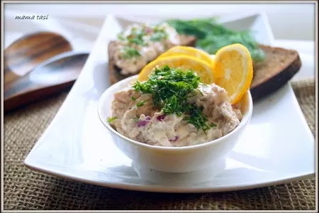 Паштет из печени трески со сливочным сыром. невероятно вкусно.: шаг 4