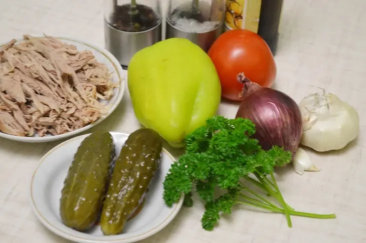 Салат с уткой. конкурс "я + серж маркович =...": шаг 1