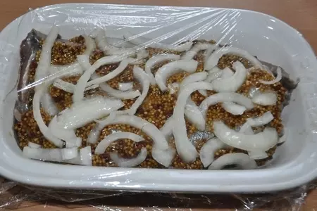 Закуска из сельди с яблоками: шаг 3