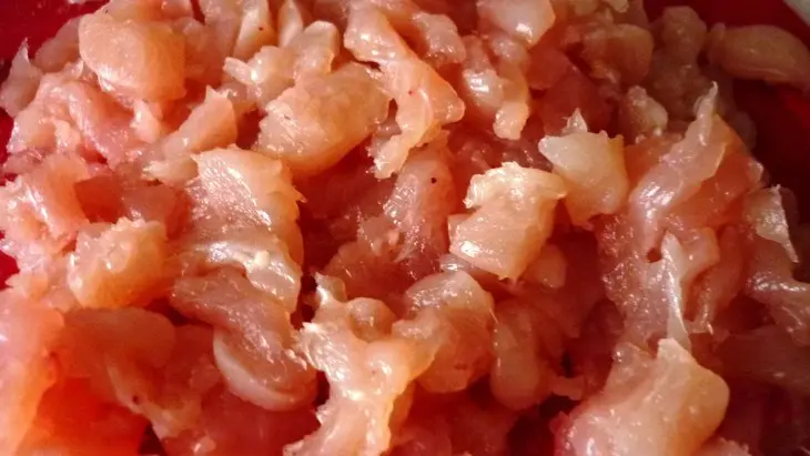 Оладушки куриные "осень" (вкусно и быстро): шаг 1