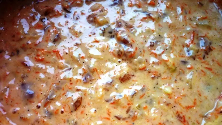 Оладушки куриные "осень" (вкусно и быстро): шаг 3
