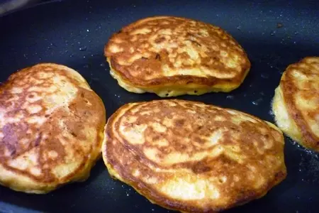 Оладушки куриные "осень" (вкусно и быстро): шаг 4