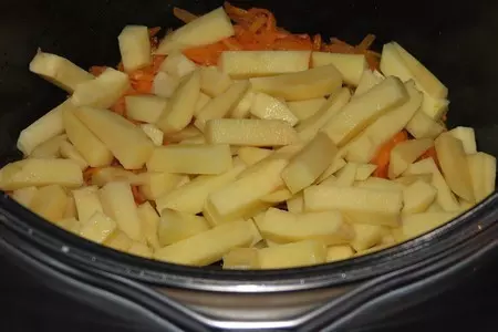 Гороховый суп с копчеными ребрышками: шаг 5