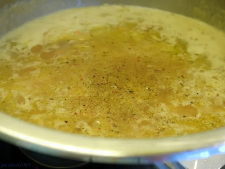 Суп-крем из кольраби с беконом и ветчиной: шаг 4