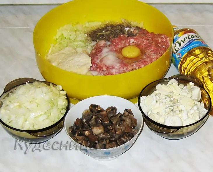 Зразы мясные с грибами (тест-драйв): шаг 2
