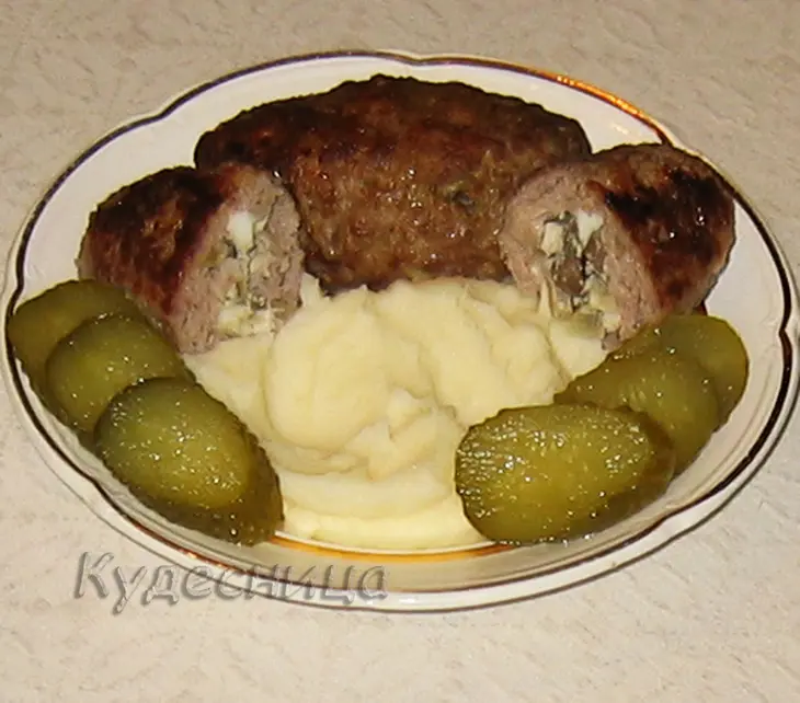 Зразы мясные с грибами (тест-драйв): шаг 7