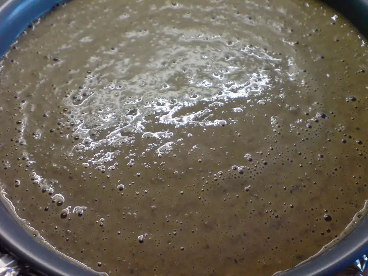 Торт-паштет из телячьей печени с шампиньонами и грецкими орехами.: шаг 6
