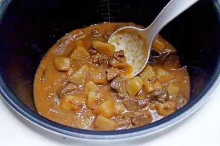 Соус из говядины с картошкой. тест-драйв.: шаг 7