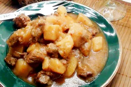 Соус из говядины с картошкой. тест-драйв.: шаг 8