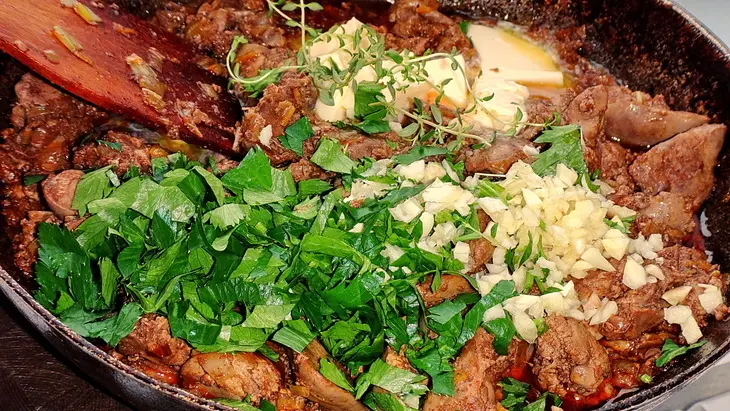 Паштет из куриной печени от сержа марковича: шаг 3