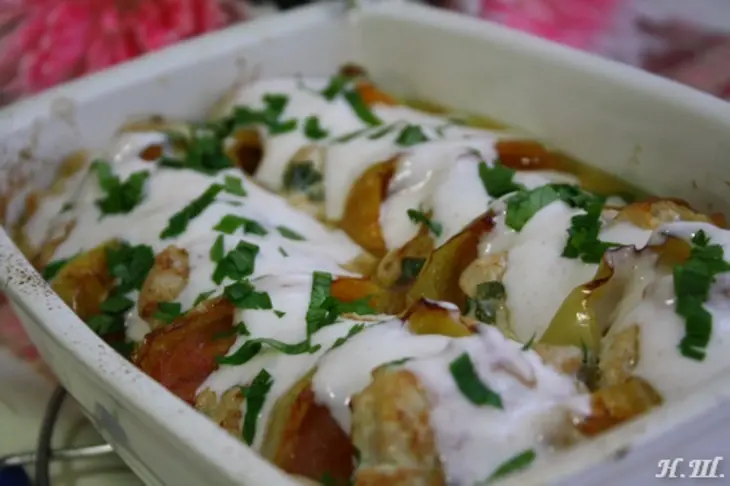 "кастрюля c котлетками" /teglia di polpette/: шаг 5