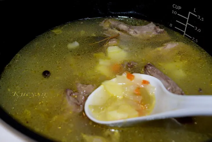 Рассольник домашний с уткой: шаг 10
