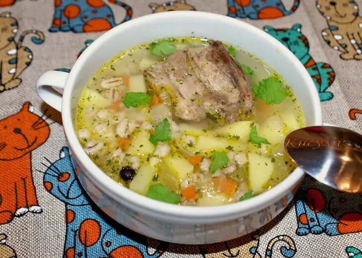 Рассольник домашний с уткой: шаг 12