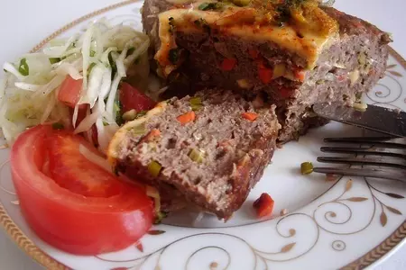 Мясной хлеб или котлета для гулливера: шаг 6