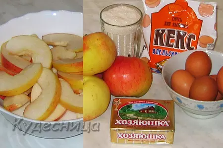 Яблочная шарлотка (тест-драйв): шаг 2