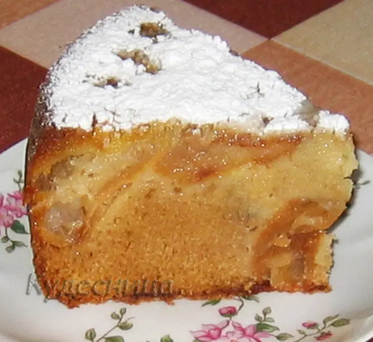 Яблочная шарлотка (тест-драйв): шаг 15